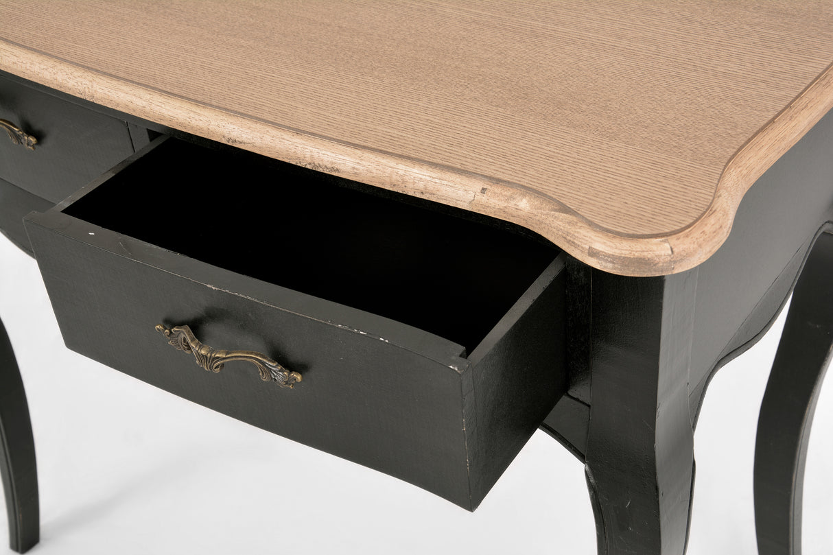 Consola Pictata in Stilul Provence cu Manere Decorative din Metal Livin Hill