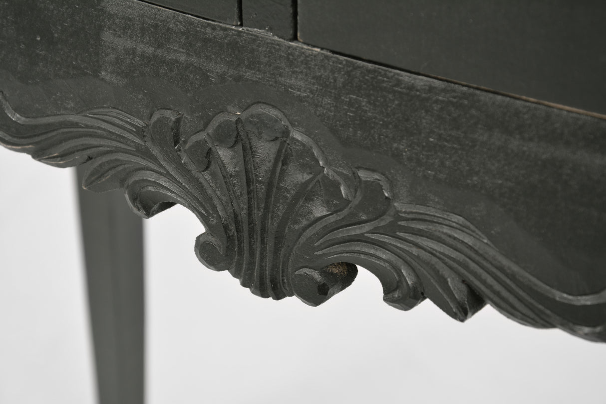 Consola Pictata in Stilul Provence cu Manere Decorative din Metal Livin Hill