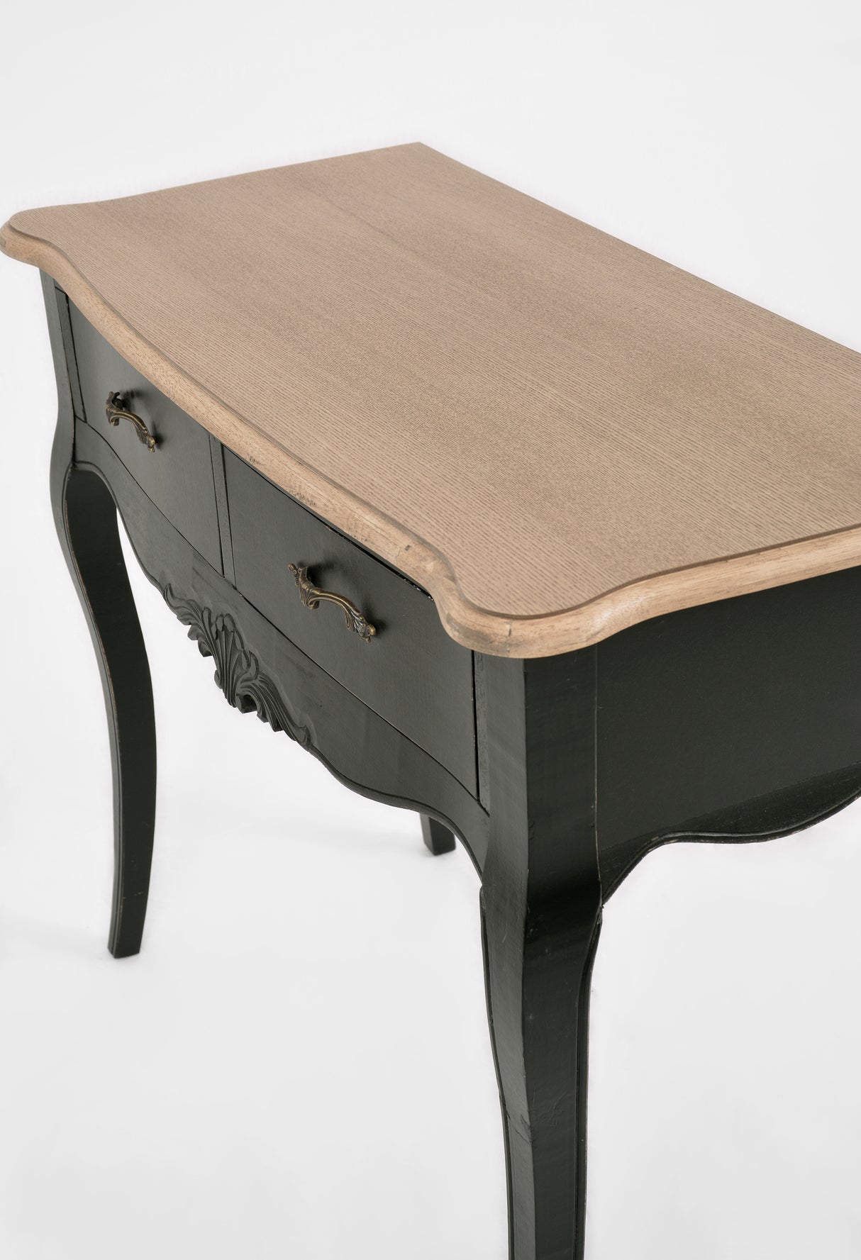 Consola Pictata in Stilul Provence cu Manere Decorative din Metal Livin Hill