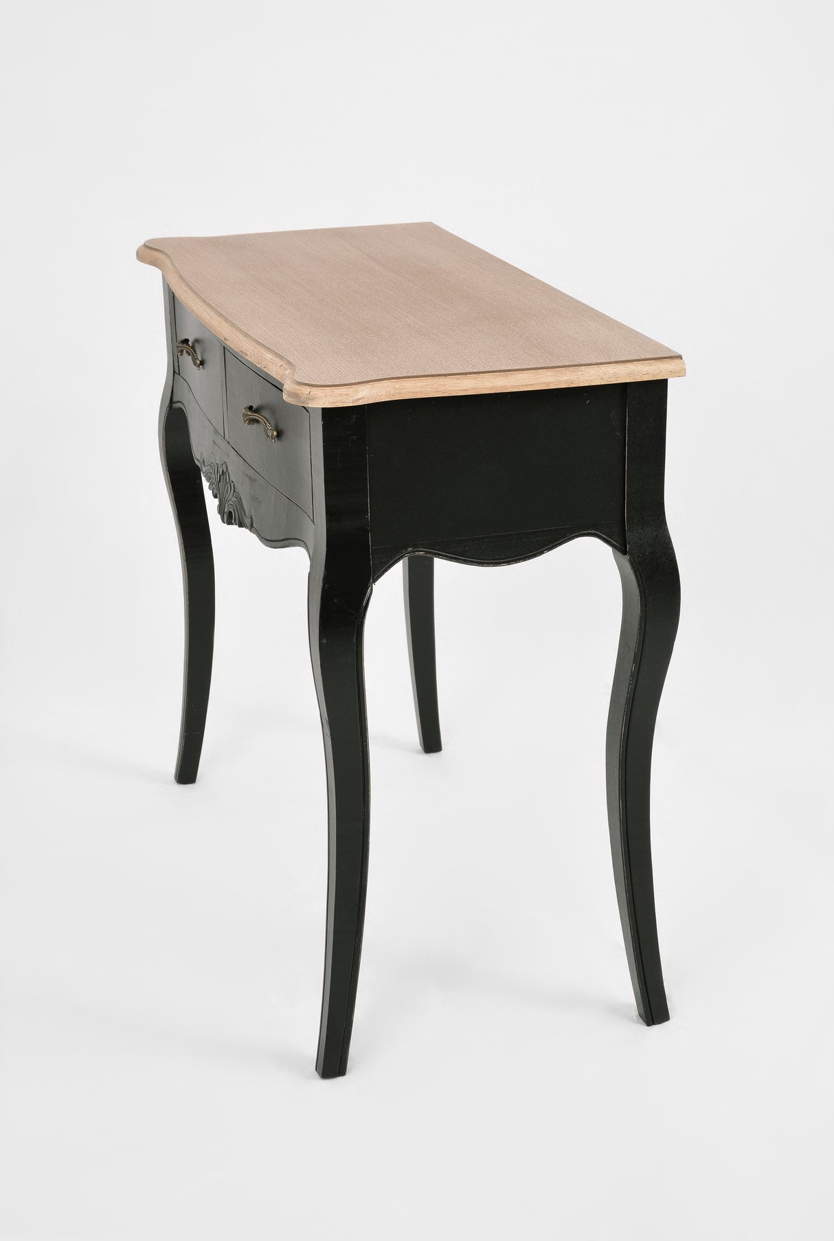 Consola Pictata in Stilul Provence cu Manere Decorative din Metal Livin Hill