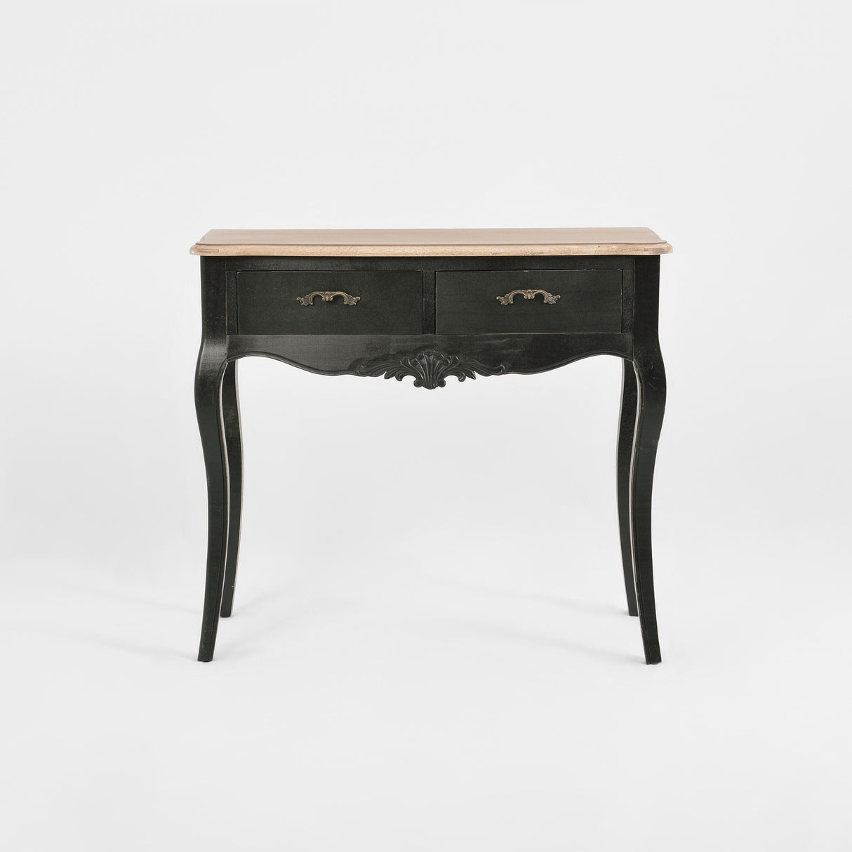 Consola Pictata in Stilul Provence cu Manere Decorative din Metal Livin Hill