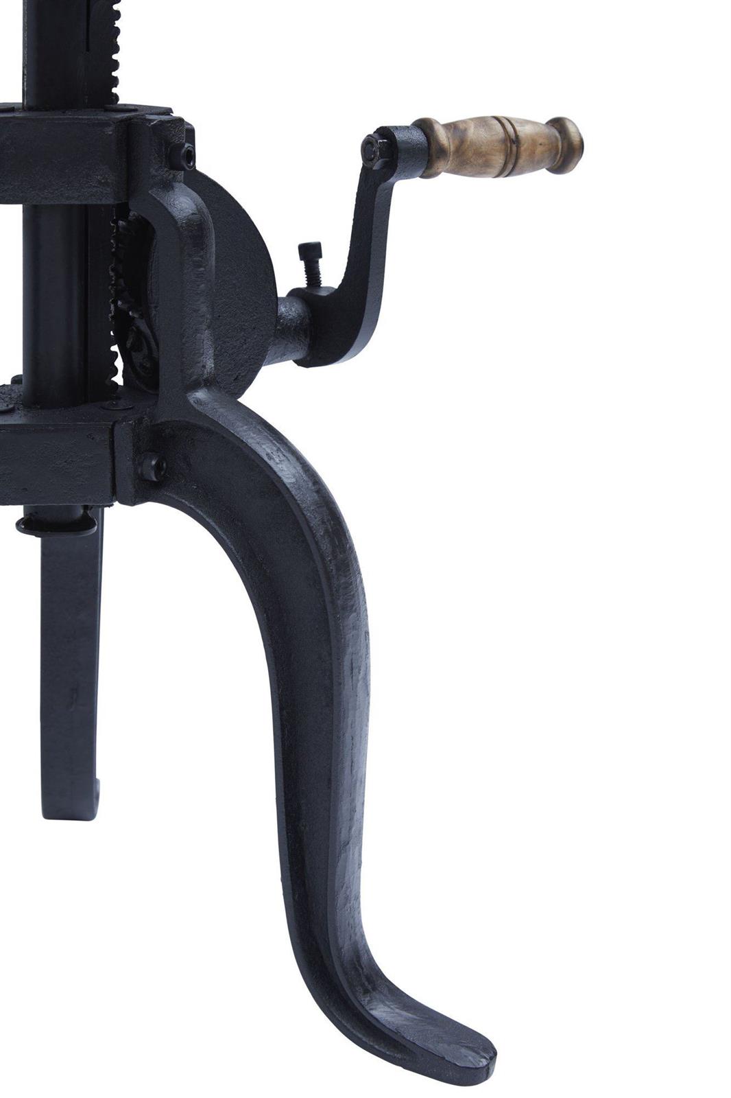 Masa Industriala cu Blat Reglabil din Lemn si Otel Livin Hill