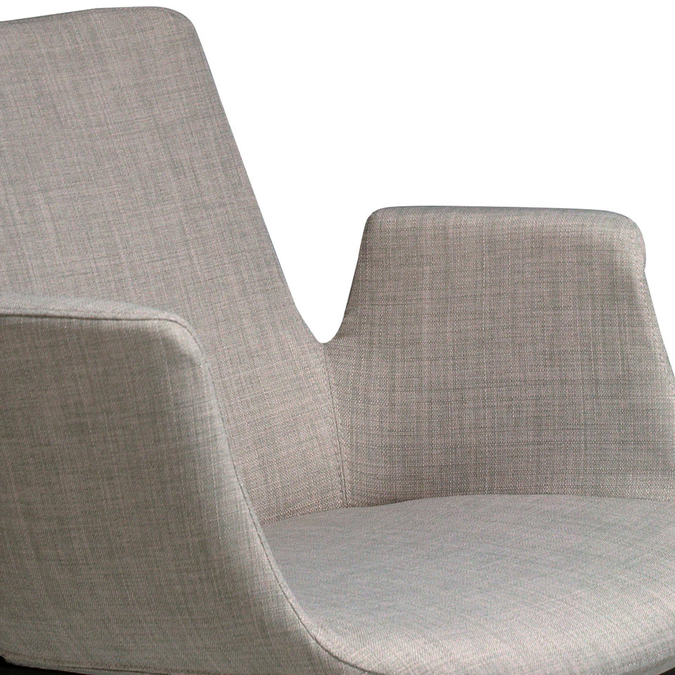 Scaun Tapitat cu Stofa Gri Angel Cerda