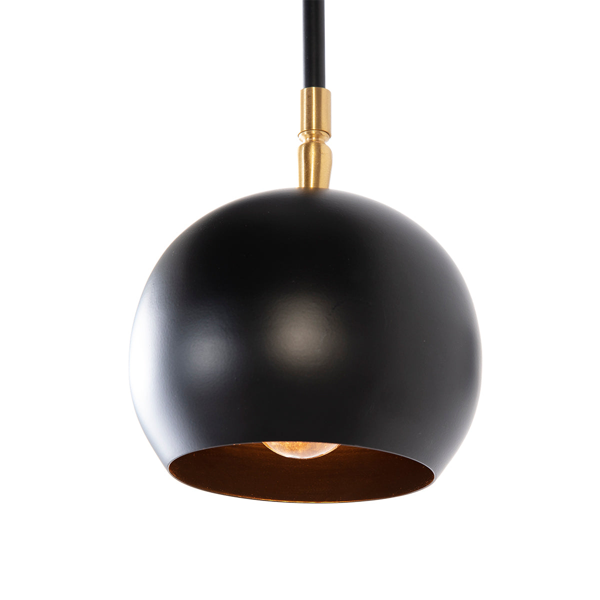 Aplica de Perete Metal Negru Auriu Thai Natura