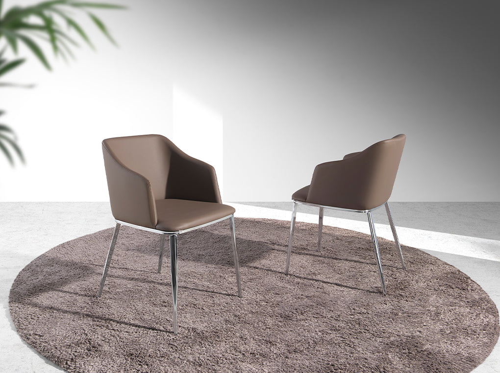 Scaun Tapitat cu Piele Ecologica Angel Cerda