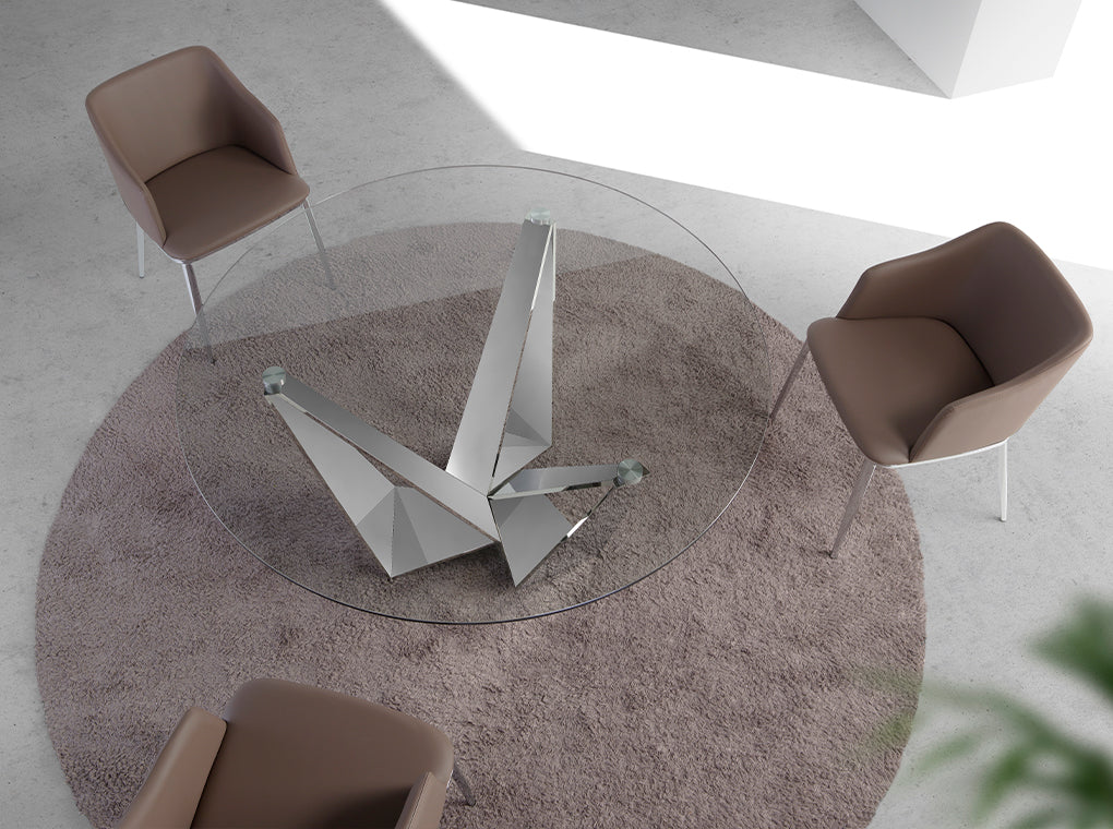 Scaun Tapitat cu Piele Ecologica Angel Cerda