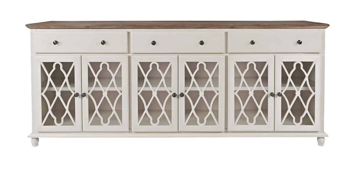 Comoda cu Usi si Sertare in Crem si Maro Livin Hill