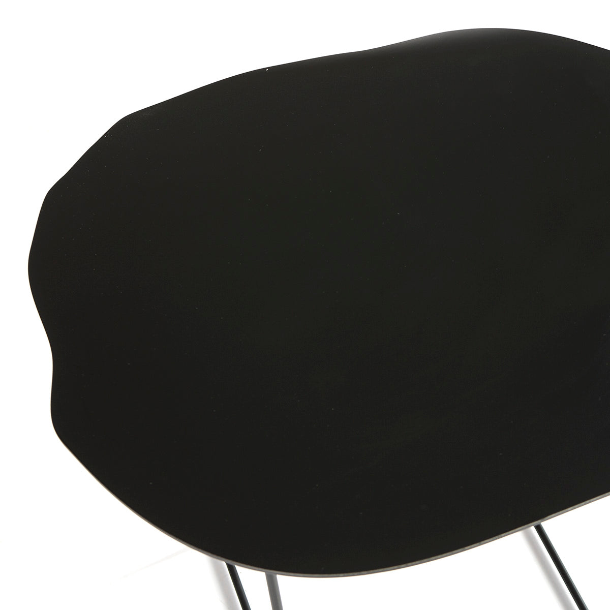 Masa Laterala din Metal Negru Minimalist Thai Natura