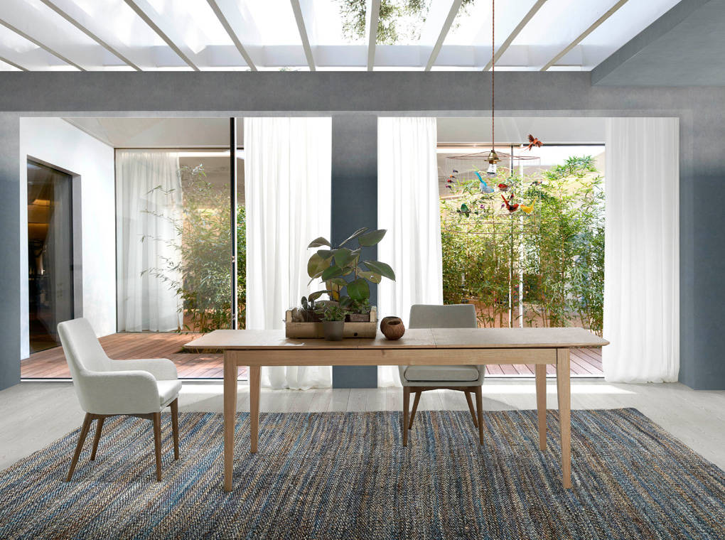 Scaun Tapitat cu Stofa Bej Angel Cerda