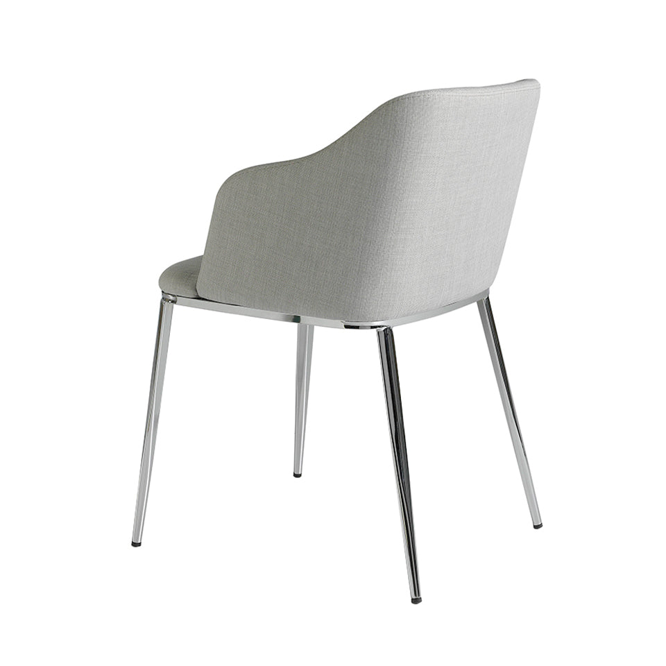 Scaun Antonia Tapitat cu Material Gri Angel Cerda