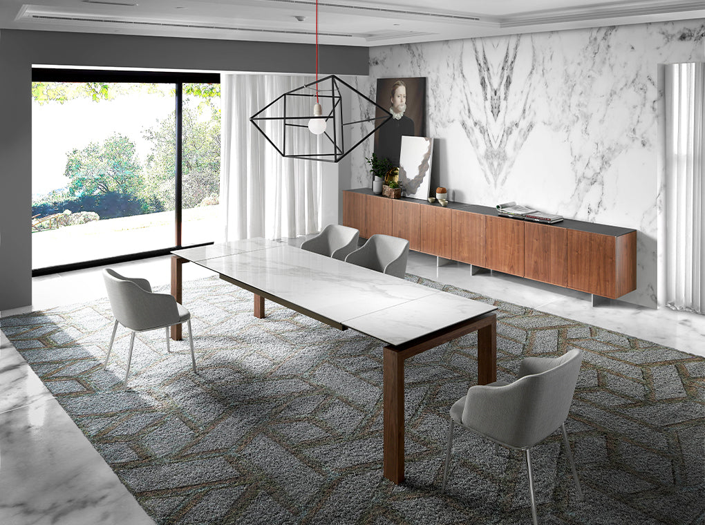 Scaun Antonia Tapitat cu Material Gri Angel Cerda