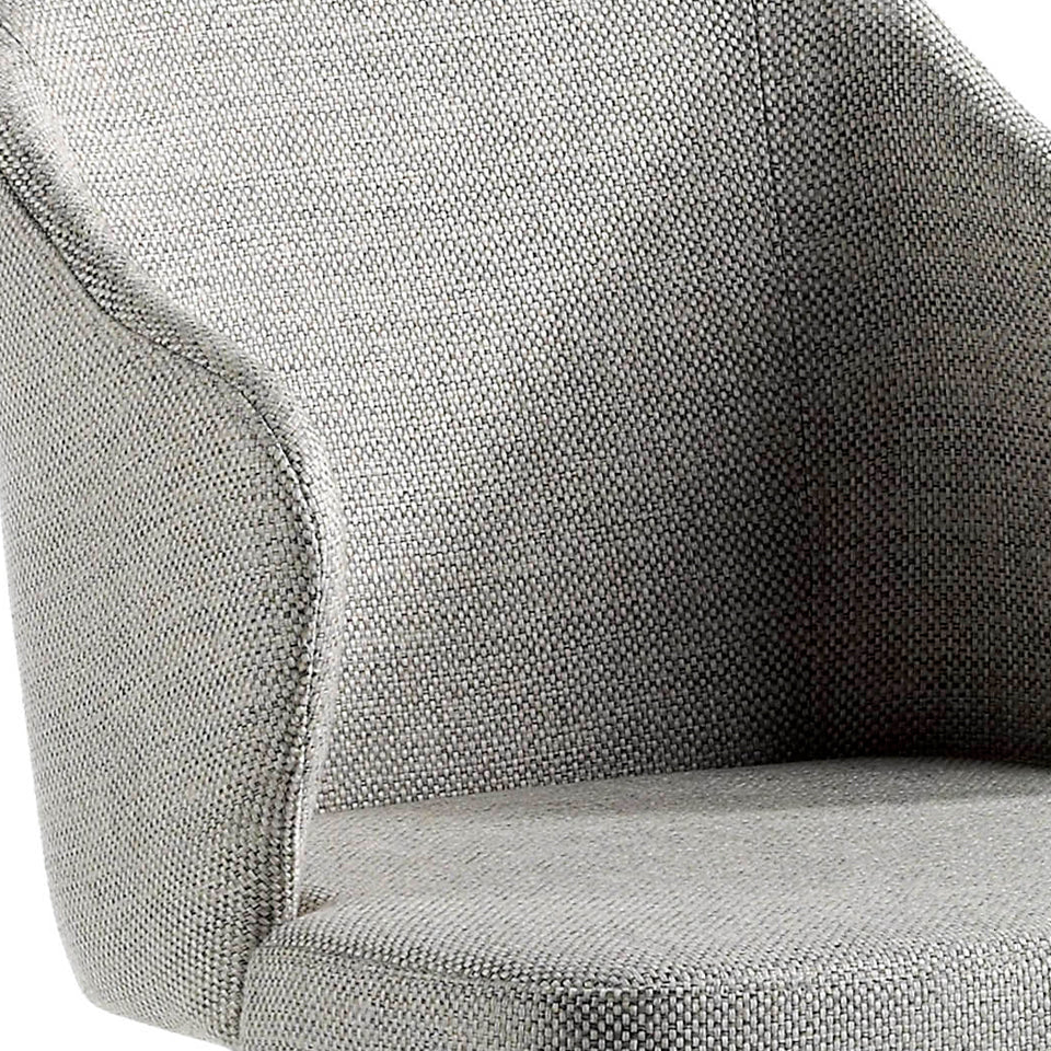 Scaun Julia Tapitat din Stofa Gri Angel Cerda