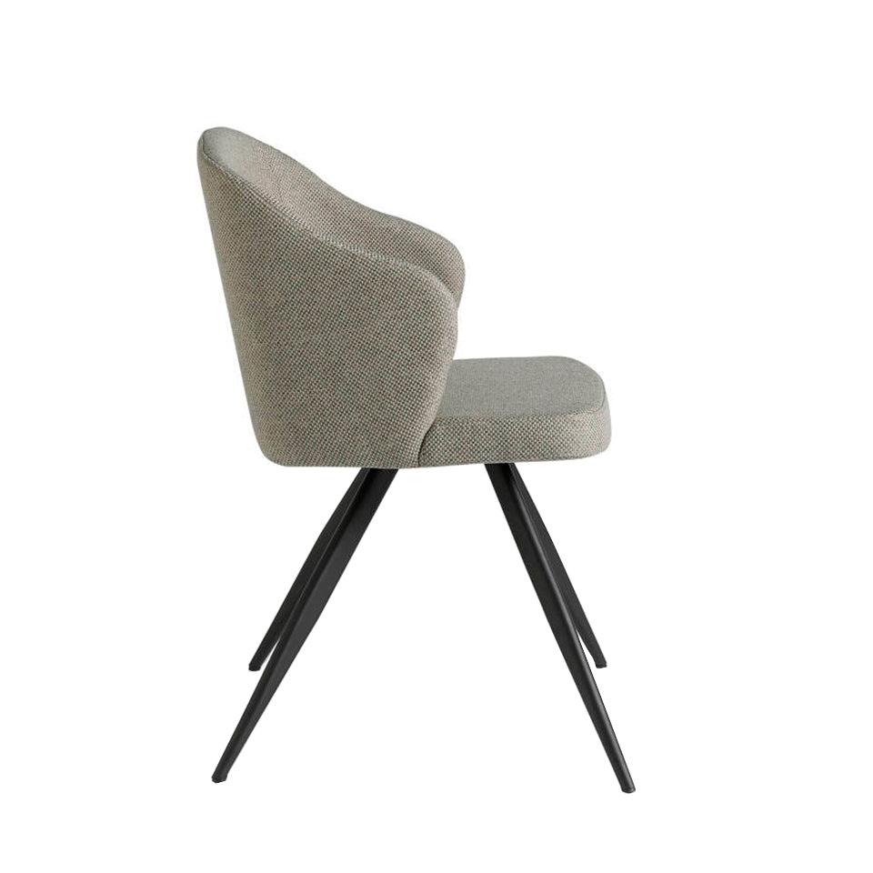 Scaun Emma Tapitat cu Material Gri Angel Cerda