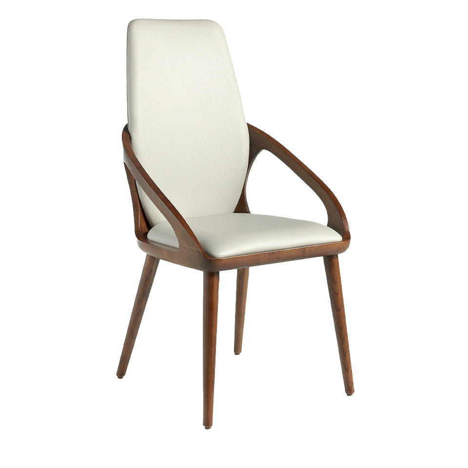 Scaun de Masa Tapitat cu Piele Ecologica Angel Cerda