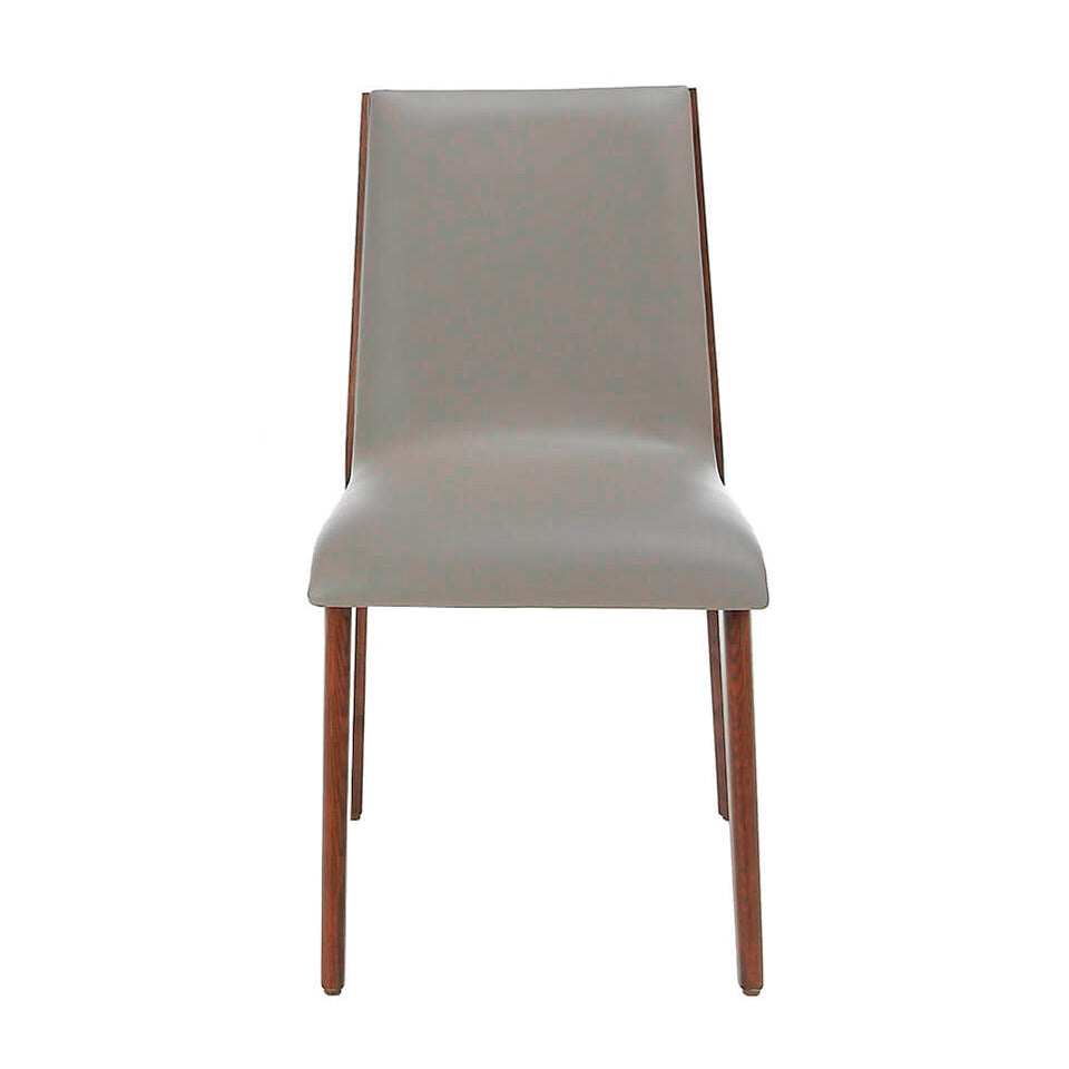 Scaun de Masa Tapitat cu Piele Ecologica Mink Angel Cerda