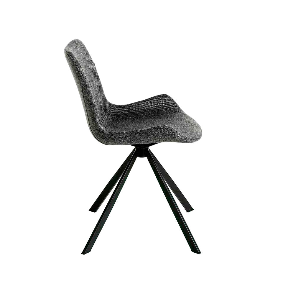 Scaun de Masa Vienna Tapitat cu Stofa Gri Angel Cerda