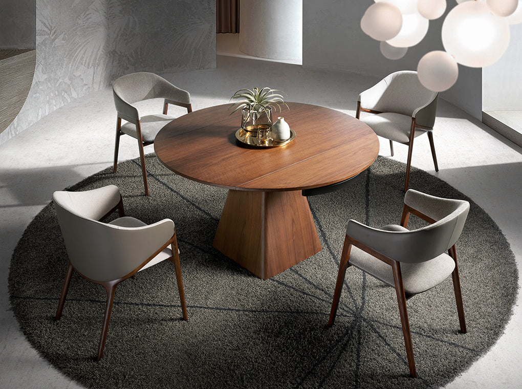 Scaun Tapitat cu Stofa si Piele Ecologica Angel Cerda