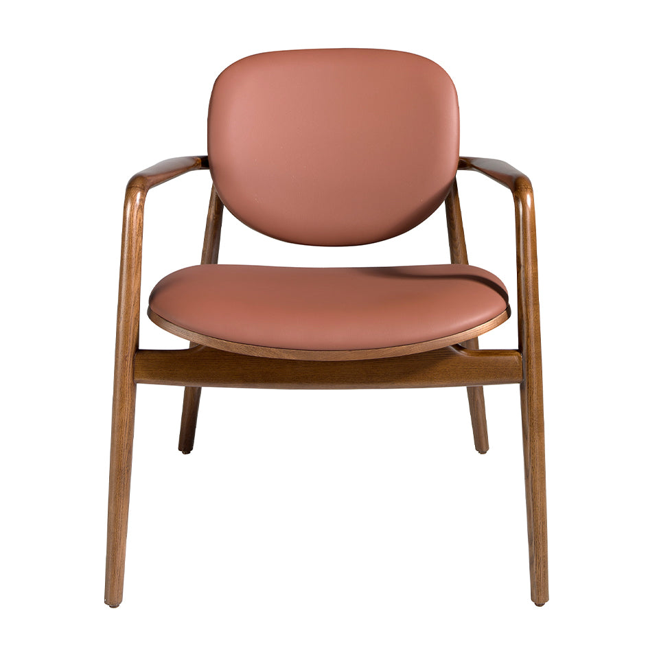 Fotoliu Tapitat cu Eco-Piele Maro Angel Cerda