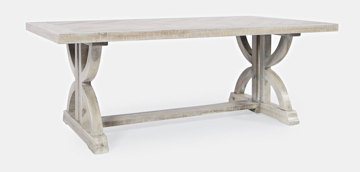 Masa de Cafea Stejar Clasic cu Suport Metalic Livin Hill