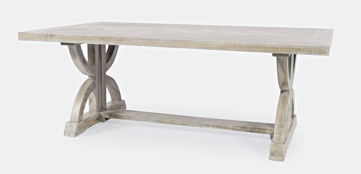 Masa de Cafea Stejar Clasic cu Suport Metalic Livin Hill