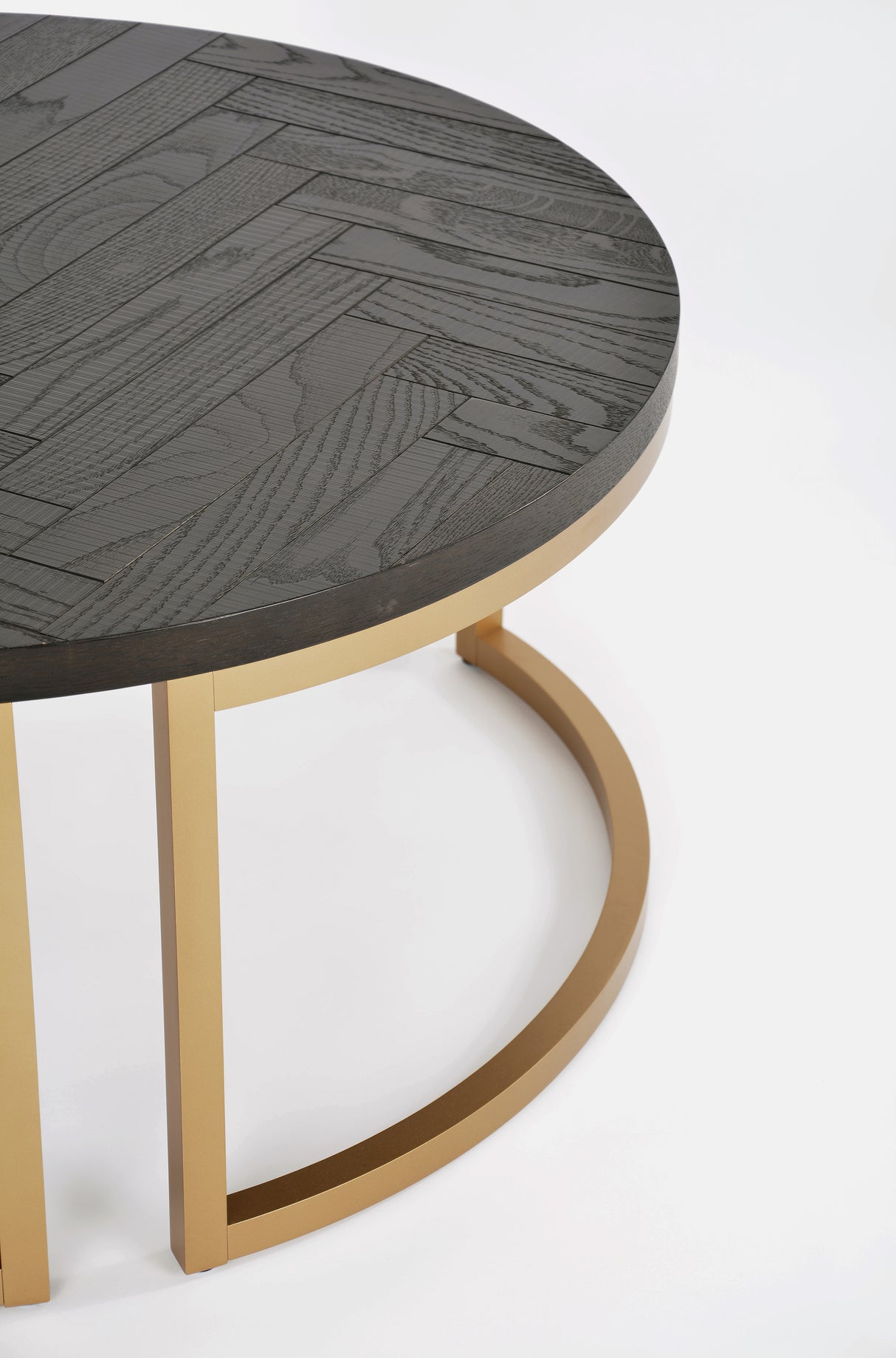 Masa de Cafea din Stejar cu Suport Metalic Livin Hill