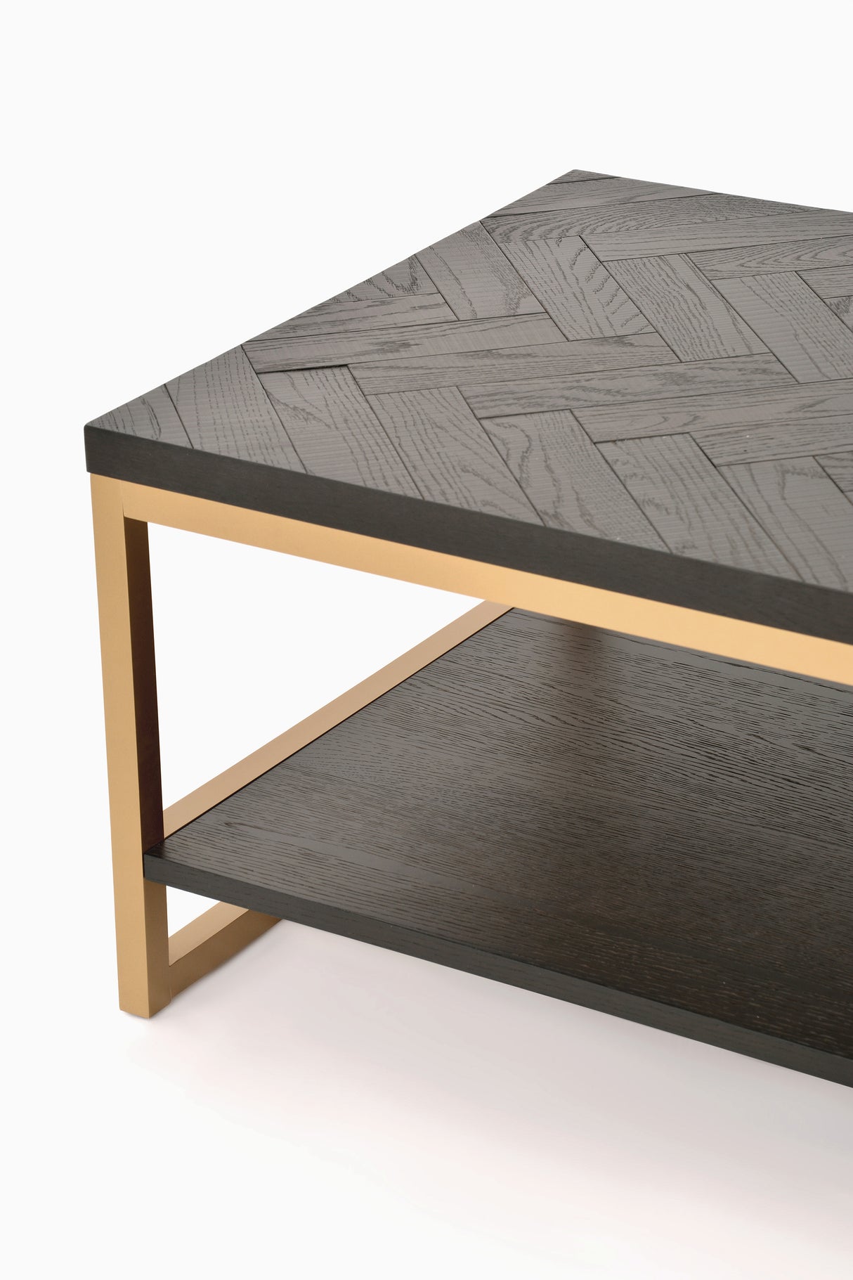 Masa de Cafea din Stejar cu Suport Metalic Livin Hill