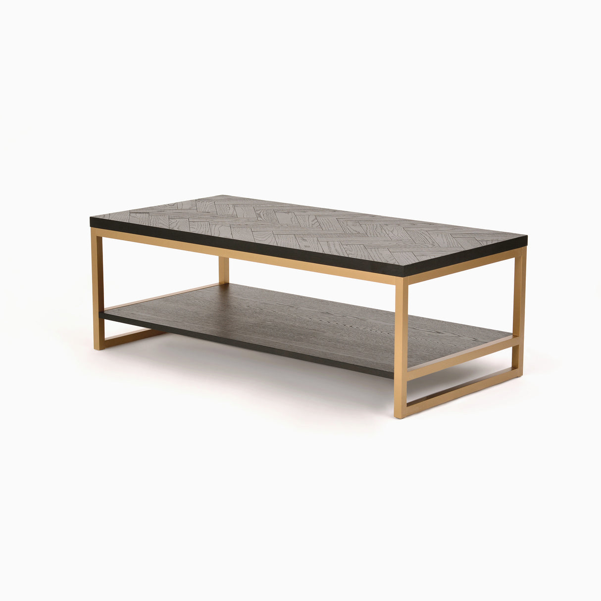 Masa de Cafea din Stejar cu Suport Metalic Livin Hill