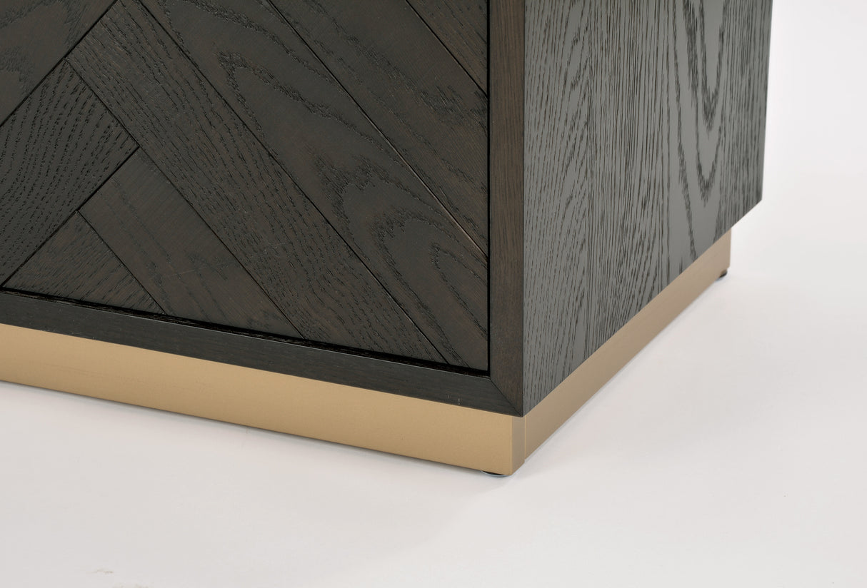 Comoda TV din Lemn de Fag cu Design Retro si Glamour Livin Hill