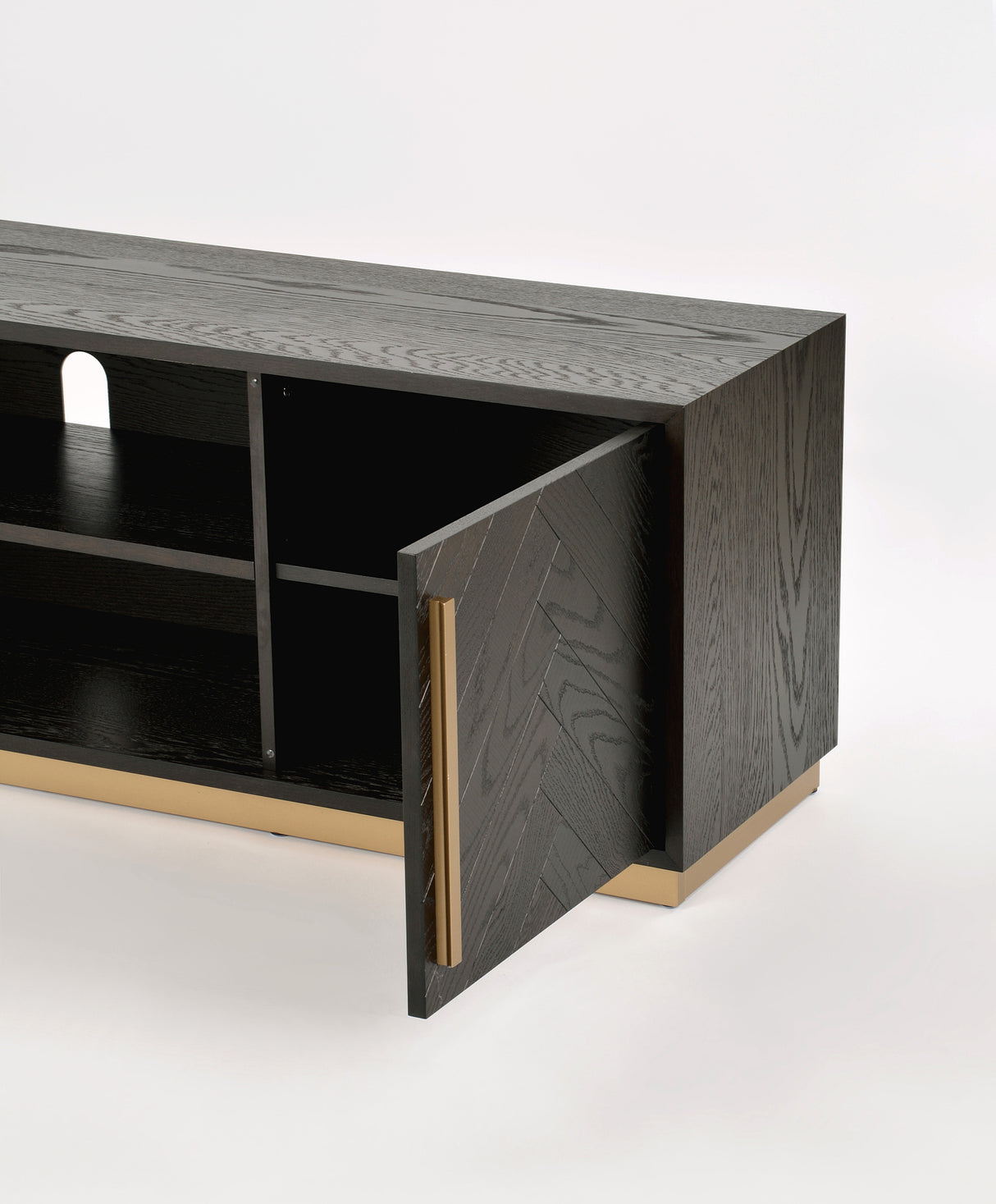 Comoda TV din Lemn de Fag cu Design Retro si Glamour Livin Hill