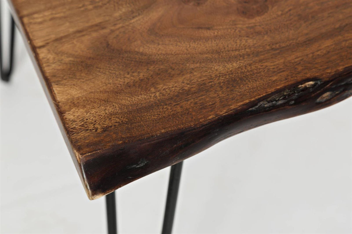 Masa de Dining industriala din Acacia cu Picioare Hairpin Livin Hill