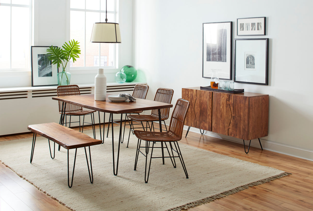 Comoda din Lemn de Acacia cu Picioare Hairpin Livin Hill