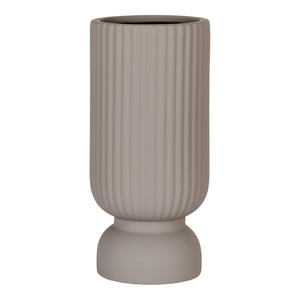 Vaza ceramica gri Ø12x25,5 cm House Nordic