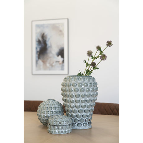 Vaza ceramica albastra Ø15x14,5 cm House Nordic