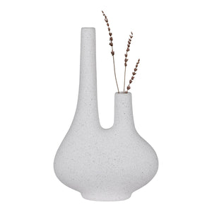 Vaza ceramica alba 23x11,5x37 cm House Nordic