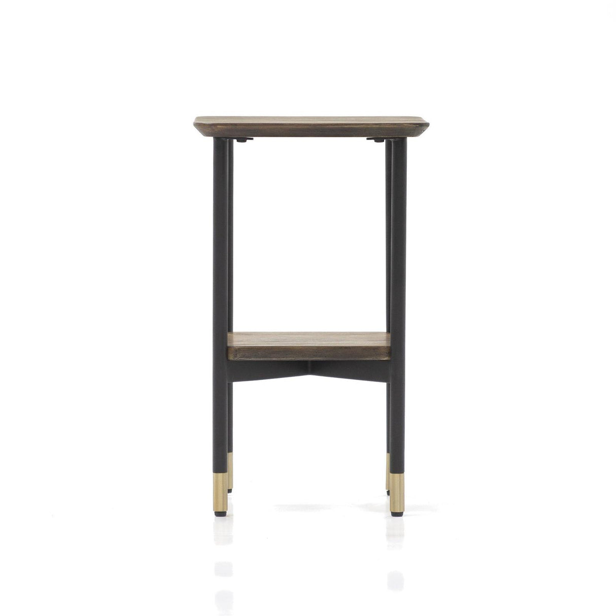 Noptiera din Lemn de Acacia cu Picioare Metalice Livin Hill