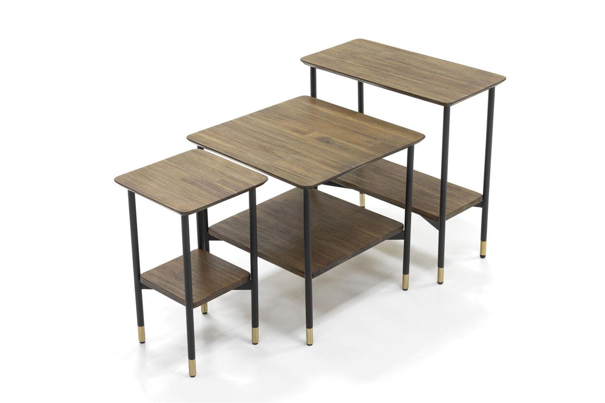 Consola din Lemn de Acacia cu Picioare Metalice Livin Hill