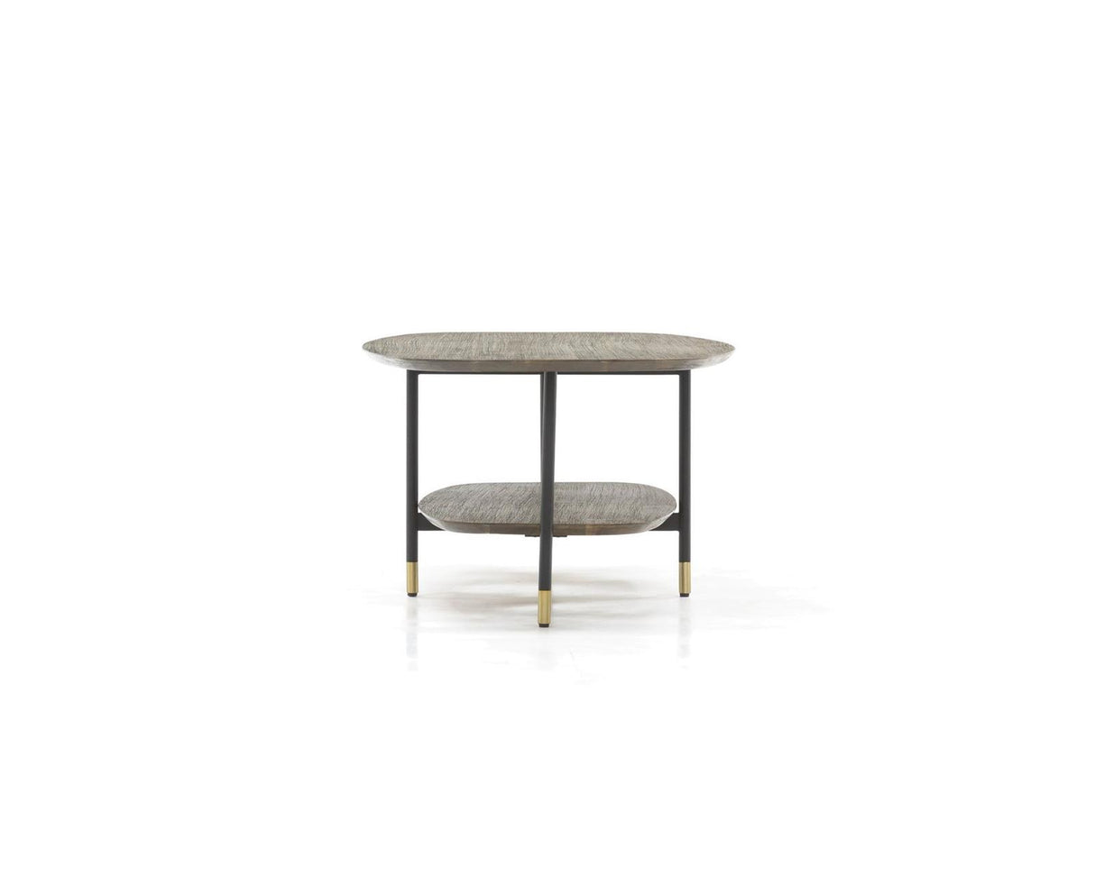 Masa de Cafea din Stejar cu Suport Metalic Elegant Livin Hill