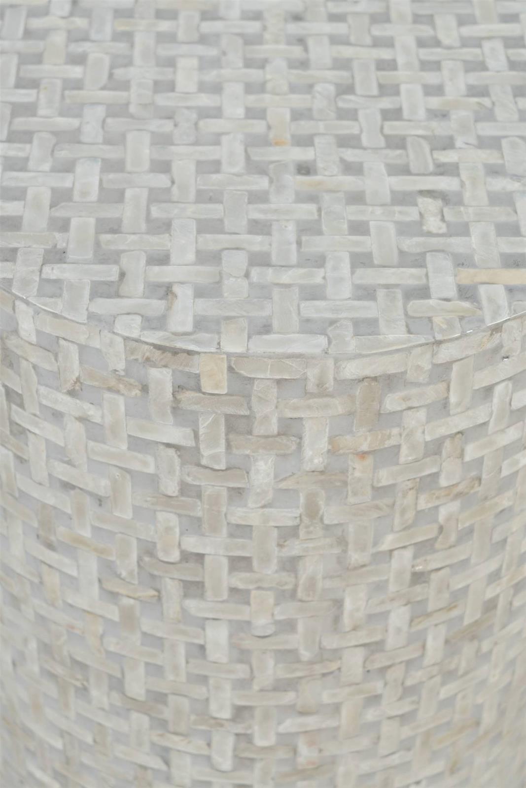 Masa Living cu Scoici Naturale cu Design Manual Livin Hill