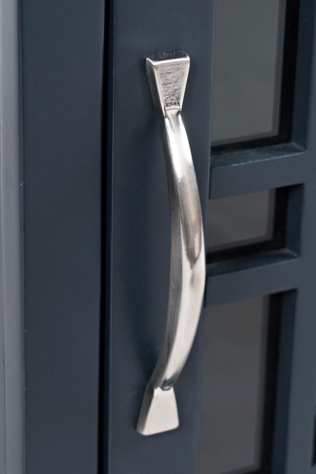 Noptiera din Lemn de Acacia cu Geamuri Ornamentale Livin Hill