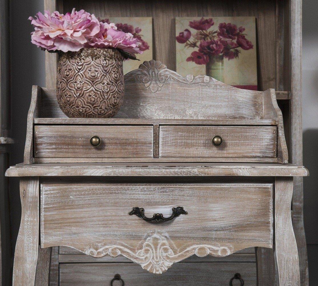 Masa Machiaj Picioare Sculptate din Lemn de Paulownia Livin Hill