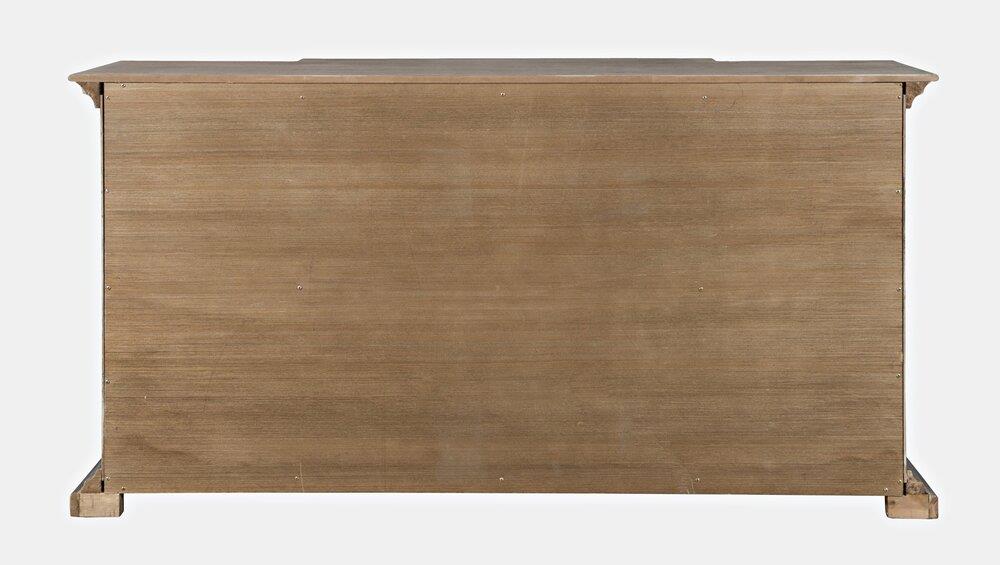 Comoda Hampton din Lemn de Acacia cu Fronturi din Sticla Livin Hill