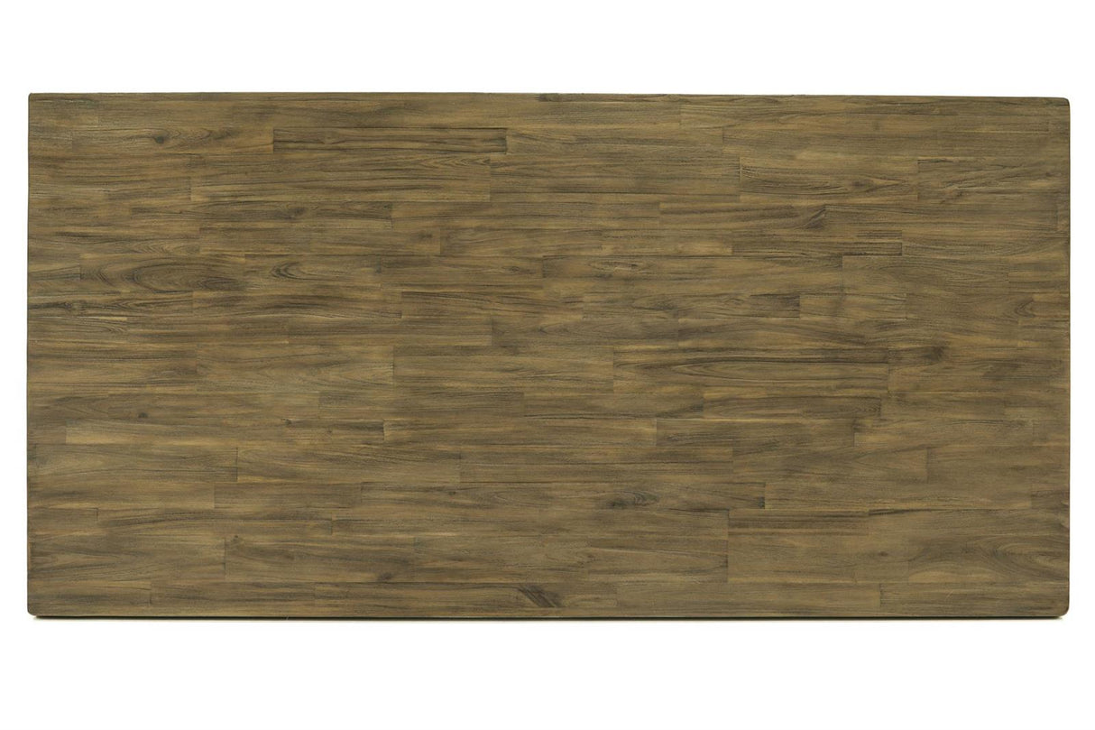 Masa de Dining din Lemn de Acacia cu Picioare Metalice Livin Hill