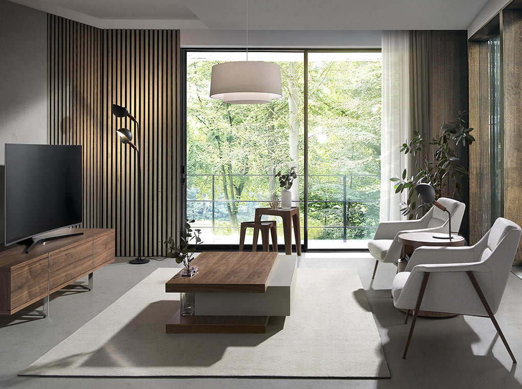 Fotoliu Tapitat Alb cu Structura de Otel Maro Angel Cerda