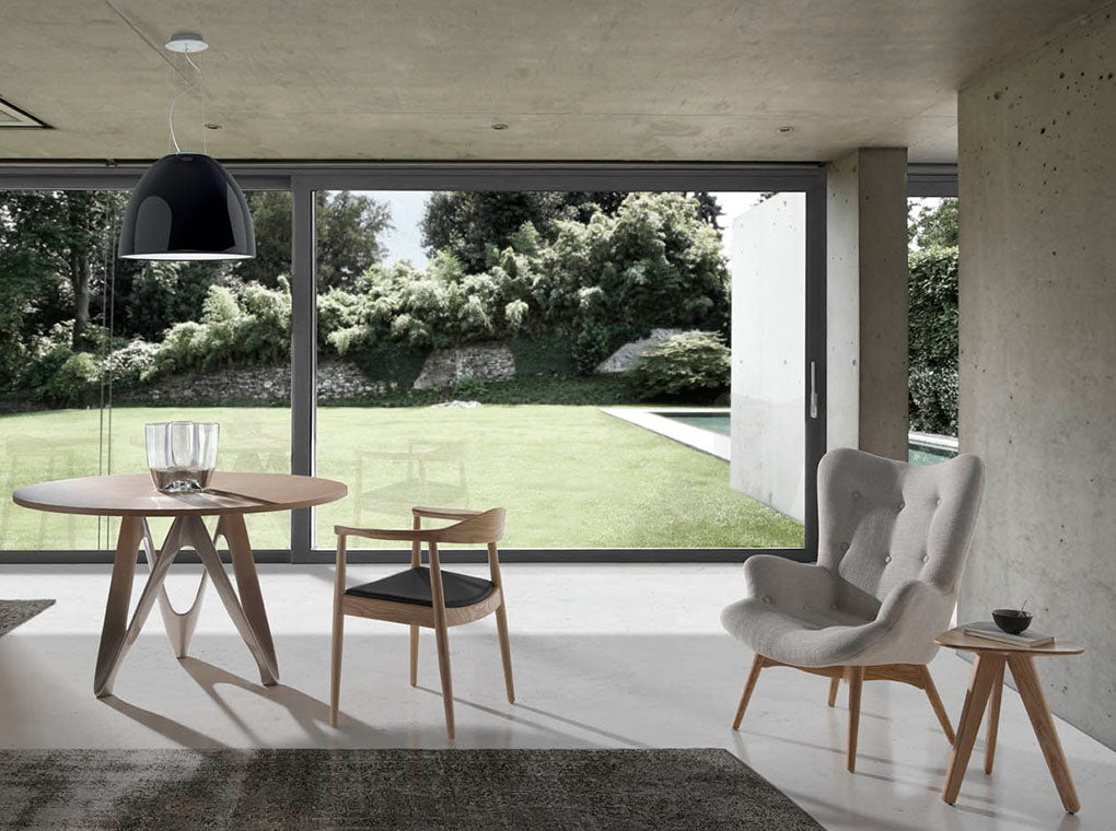 Fotoliu Tapitat cu Material Textil cu Finisaj Capitonat Angel Cerda