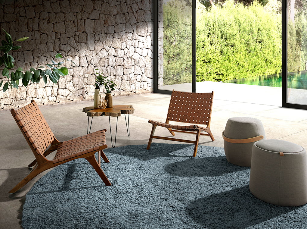 Puf Tapitat cu Stofa Gri cu Spatiu de Depozitare Angel Cerda