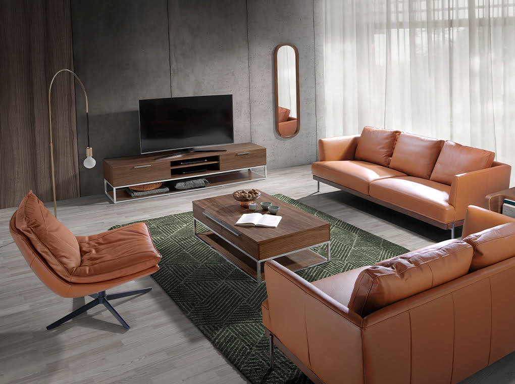 Fotoliu de Birou Rotativ din Piele Maro Earth Clay Angel Cerda