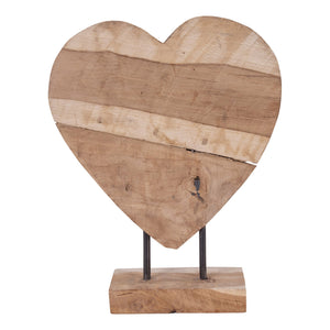 Inima Almada - Inima decorativa din tec House Nordic