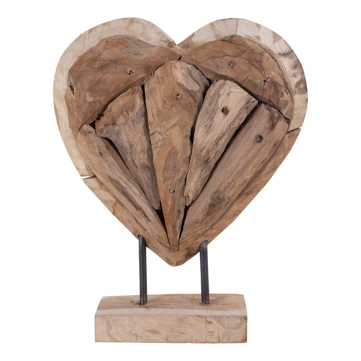 Inima Almada - Inima decorativa din tec House Nordic