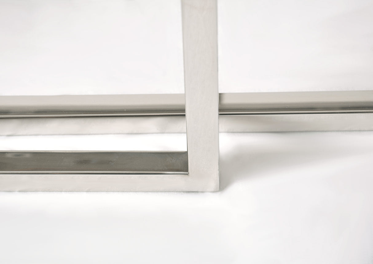 Masa Cafea Stejar Reciclat cu Cadru Otel Glamour Livin Hill