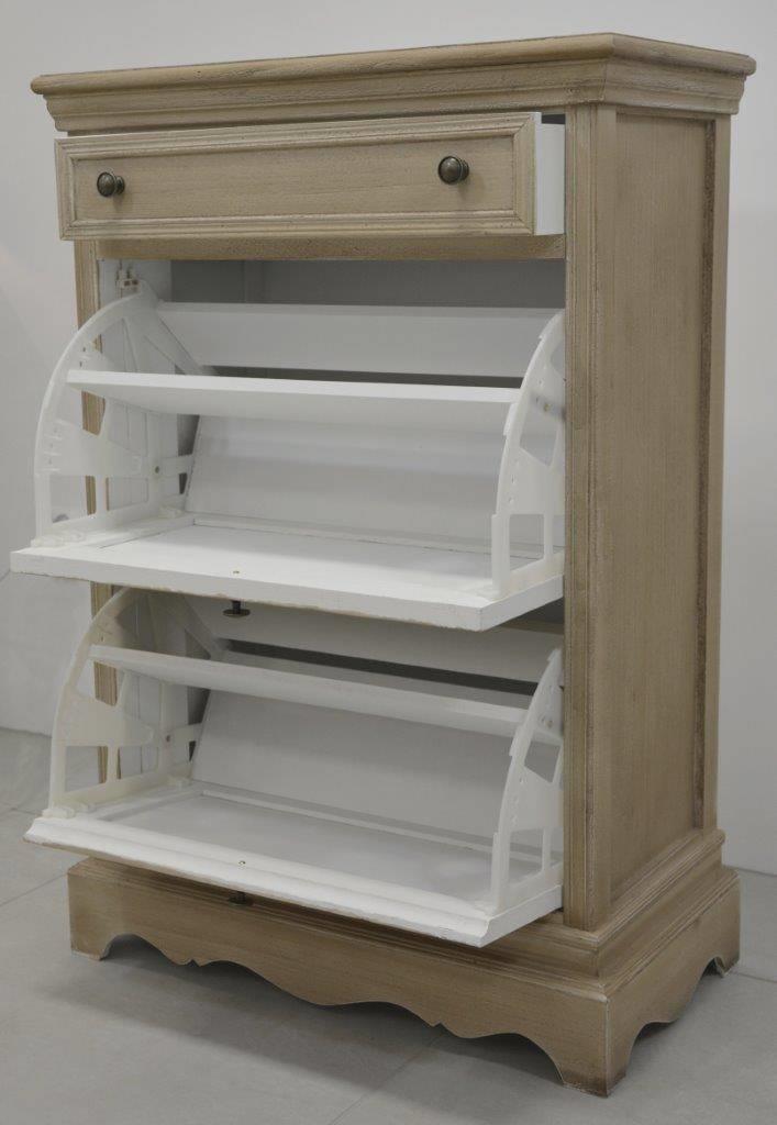Comoda pentru Pantofi Pictata Manual in Stilul Provence Boho Livin Hill